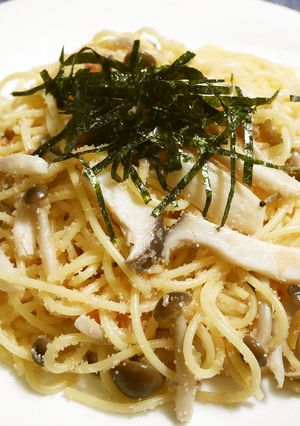 簡単！きのこ＆たらこのスパゲッティ-レシピのメイン写真