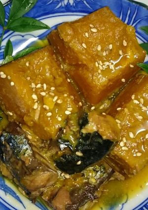 お年寄り絶讚シリーズ❗かぼ、鯖味噌缶煮❗-レシピのメイン写真