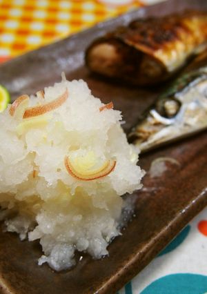 焼き魚に☆茗荷おろし-レシピのメイン写真