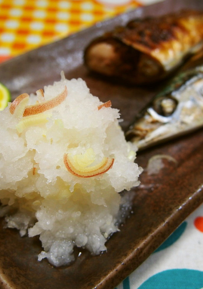 焼き魚に☆茗荷おろし-レシピのメイン写真