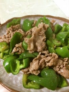 簡単☆豚肉とピーマンの炒め物-レシピのメイン写真