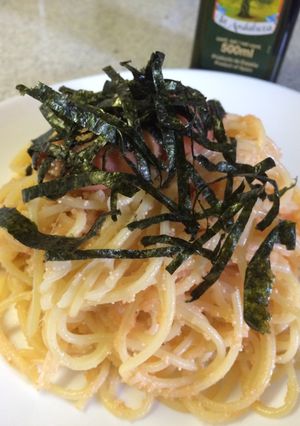 明太子シンプルパスタ-レシピのメイン写真