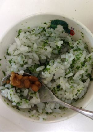 離乳食&幼児食に!青のりゴハン-レシピのメイン写真