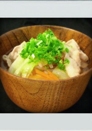 ■カット野菜■すぐキャベツ豚汁BBQ昼鍋-レシピのメイン写真