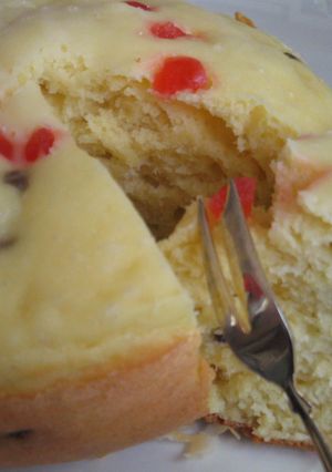 ド迫力！！炊飯器で超特大ヨーグルトケーキ-レシピのメイン写真