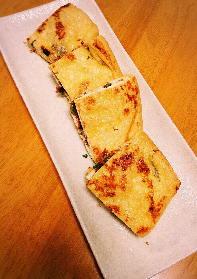 お揚げとおかかのはさみ焼き-レシピのメイン写真