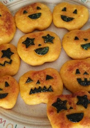 ハロウィン★ハンバーグ（豆腐とおから）-レシピのメイン写真