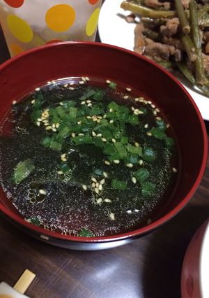 わかめスープ-レシピのメイン写真