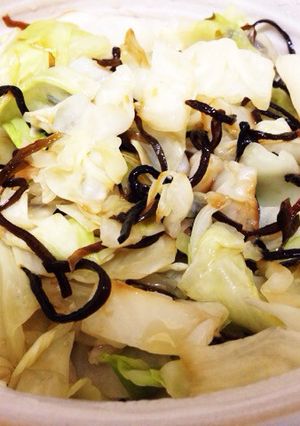 あったかキャベツの昆布和え-レシピのメイン写真