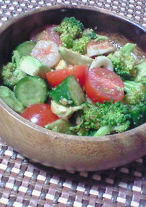 野菜たっぷり♪森のアボガドサラダ-レシピのメイン写真