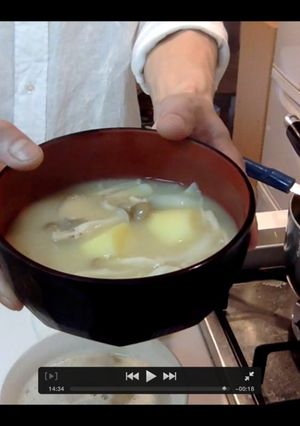 根菜とキノコの味噌汁-レシピのメイン写真