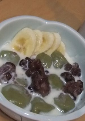 ソイッシュで抹茶白玉汁粉-レシピのメイン写真