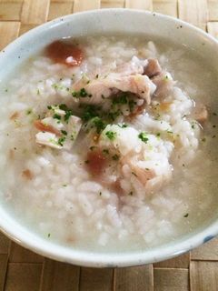 鶏梅粥-レシピのメイン写真