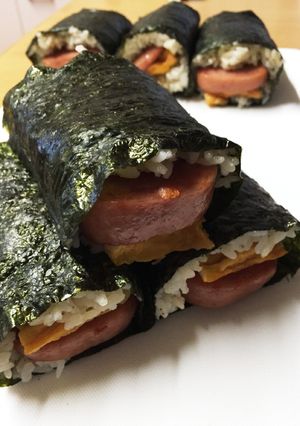 スパムおにぎり(おにぎらず)-レシピのメイン写真