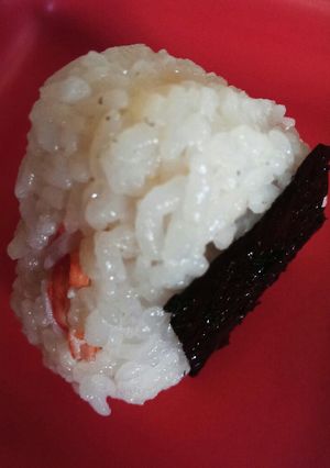 カニマヨおにぎり♪簡単！-レシピのメイン写真