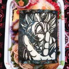 รูปของ キャラ弁♪　ドラゴンボール　孫悟空