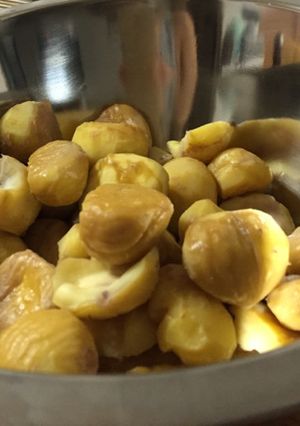 栗の皮むき-レシピのメイン写真