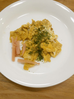 捨てないで!焼きそばのソースde炒り卵-レシピのメイン写真
