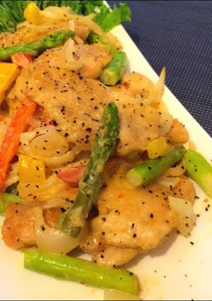 ＊鶏胸肉と彩り野菜のチリマヨソテー＊-レシピのメイン写真