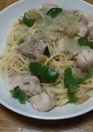 鮭の白子の、ペペロンチーノ-レシピのメイン写真