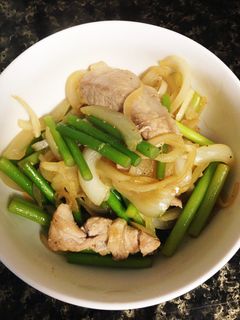 にんにくの芽と豚肉のスタミナ炒♡-レシピのメイン写真