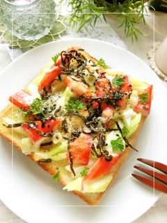 かにかま×セロリの塩昆布レモントースト-レシピのメイン写真