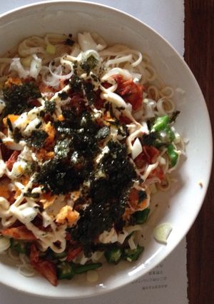 キムチサラダうどん-レシピのメイン写真