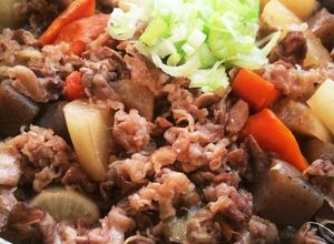 牛バラ薄切り肉でがっつり煮込み-レシピのメイン写真