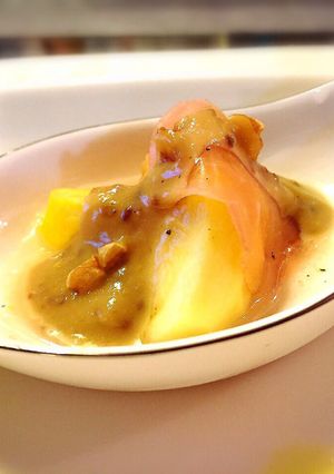 イチジクと生ハムの胡麻ソース添え-レシピのメイン写真