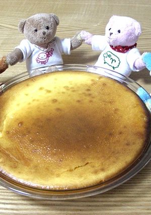 混ぜて簡単！ベイクドチーズケーキ-レシピのメイン写真