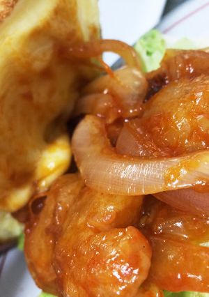 これぞエビチリバーガー！-レシピのメイン写真