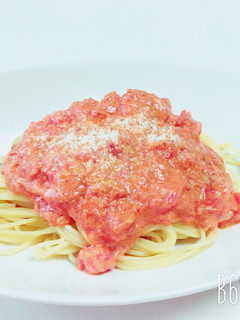 トマトとツナのクリームパスタ-レシピのメイン写真