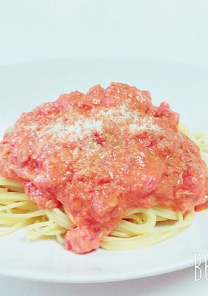 トマトとツナのクリームパスタ-レシピのメイン写真