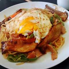 รูปของ 野菜たっぷり！ベーコンの和風パスタ