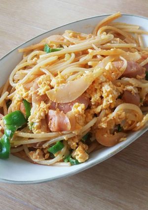 簡単！懐かしナポリタン～ワンポットパスタ-レシピのメイン写真