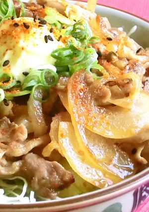 豚スタミナ丼-レシピのメイン写真