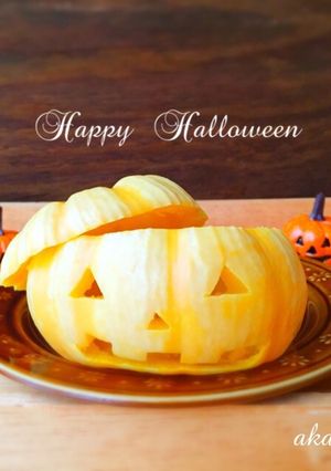 Halloween♪ ジャックオランタン-レシピのメイン写真