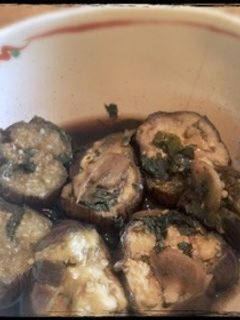 秋茄子の煮浸し葉唐辛子風味-レシピのメイン写真