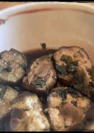 秋茄子の煮浸し葉唐辛子風味-レシピのメイン写真