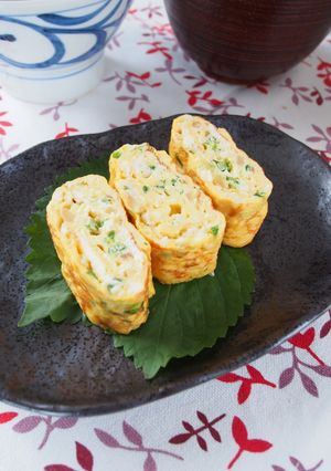 中華風鶏塩そぼろ入り卵焼き-レシピのメイン写真