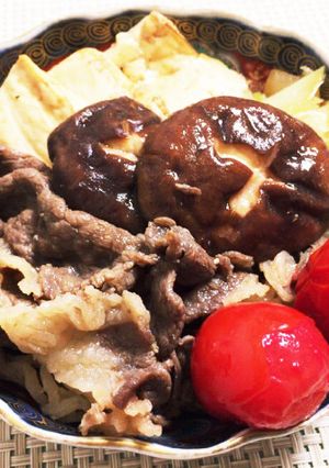 フライパンひとつで簡単さっぱり肉豆腐-レシピのメイン写真