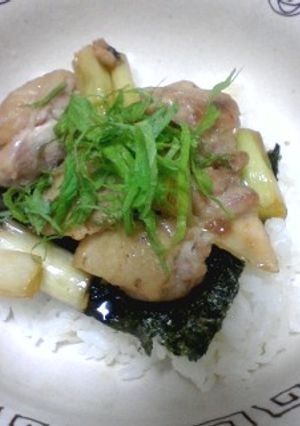 簡単焼き鳥丼-レシピのメイン写真