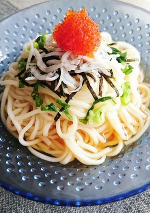 とびっことしらすの冷や麦-レシピのメイン写真