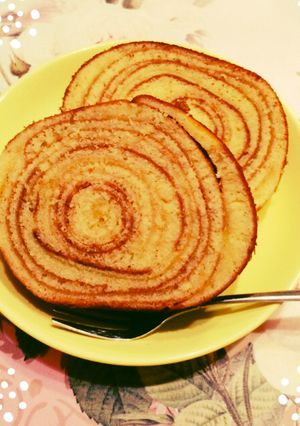 バームクーヘンに見える？ 〜年輪ケーキ〜-レシピのメイン写真