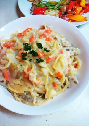 ワンポット◎手抜きなシチューパスタ-レシピのメイン写真