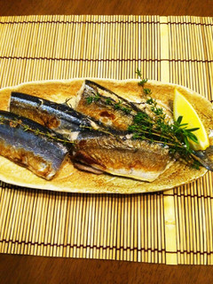 さんま塩焼き★ハーブ♪フライパンで簡単!-レシピのメイン写真