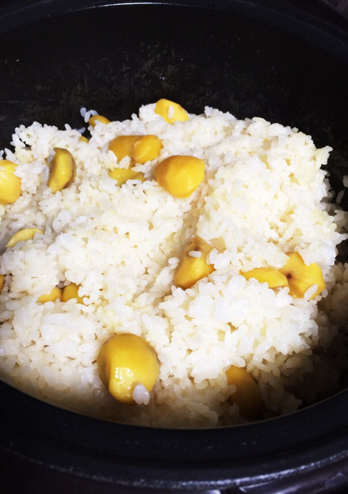 簡単！おいしい栗ご飯♡-レシピのメイン写真