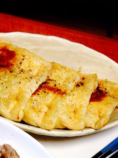 ネギと納豆の油揚げ包み焼き-レシピのメイン写真