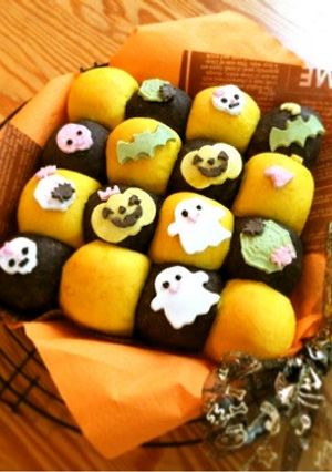 ハロウィンパーティに！デコちぎりパン by ＊さらさ＊ 【クックパッド
