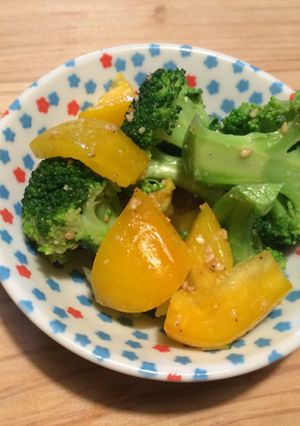 ブロッコリーとパプリカのナムル-レシピのメイン写真